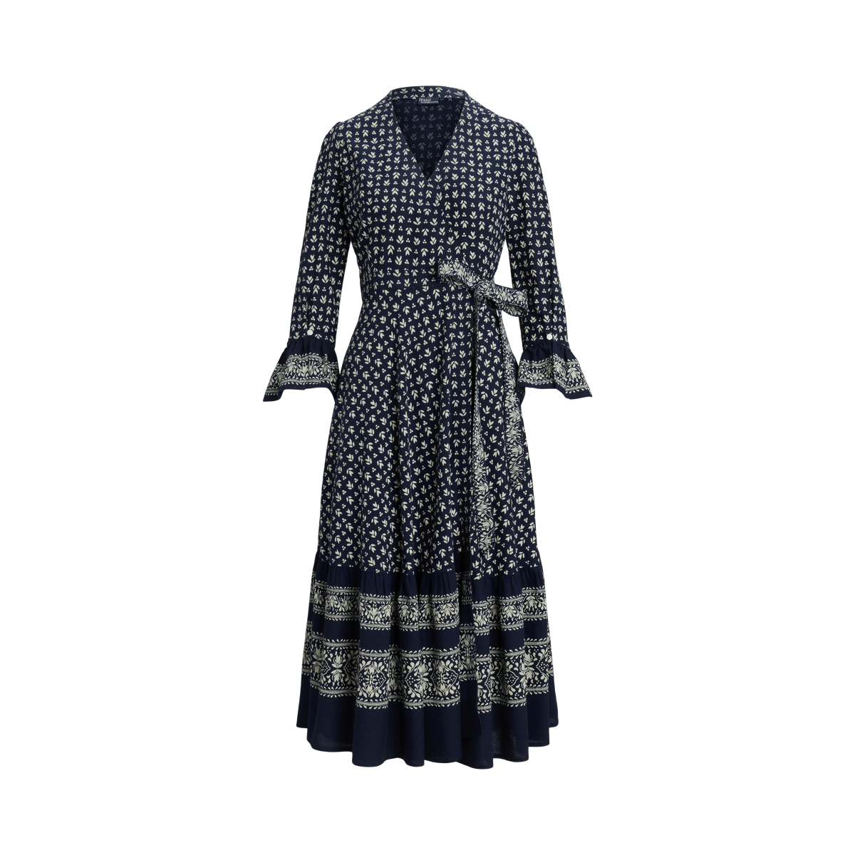 Floral-Print Wrap Dress