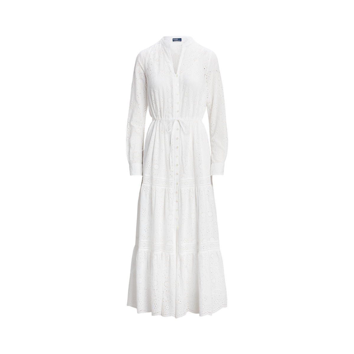 【Polo Ralph Lauren】 Tiered maxiドレス Lauren Ralph Lauren Sleeveless Tiered Maxi Dress | Blue