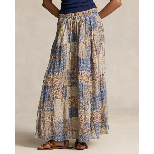 Cotton gauze skirt best sale