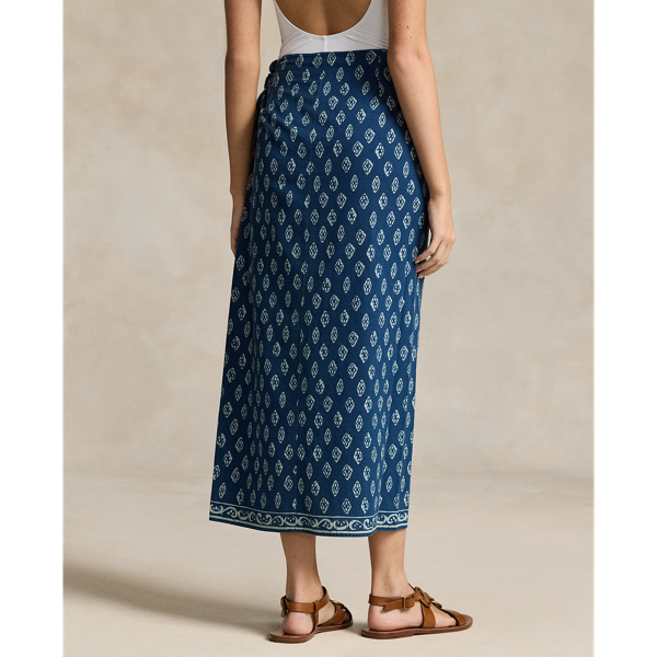 Printed Cotton Wrap Skirt for Women | Ralph Lauren® CH