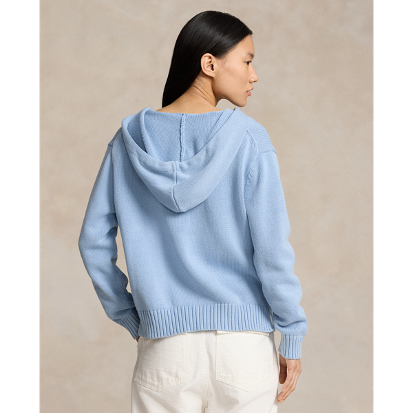 Baumwoll-Kapuzenpullover mit Polo Bear Polo Ralph Lauren in Camp-Blau 5