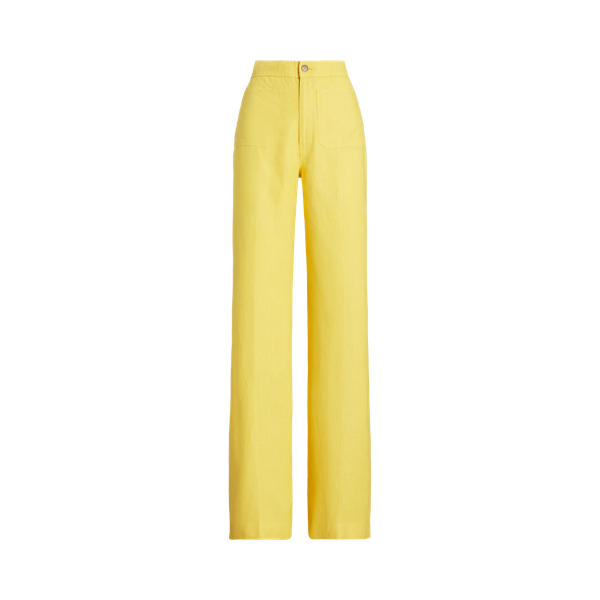 Linen Wide-Leg Flare Trouser Polo Ralph Lauren 1