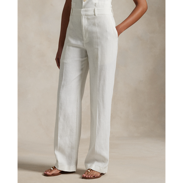 Women's Designer Trousers | Wide-Leg & Linen Trousers