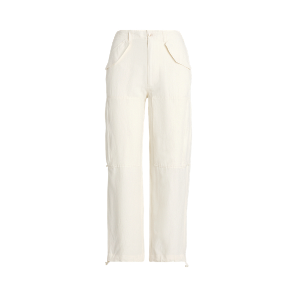 Silk-Blend Twill Cargo Pant Polo Ralph Lauren 1