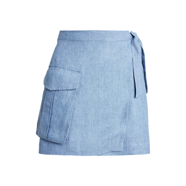 Linnen cargo wikkelrok Polo Ralph Lauren in 1