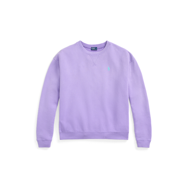 Pure Lilac Lightweight Fleece Crewneck Pullover Polo Ralph Lauren 2