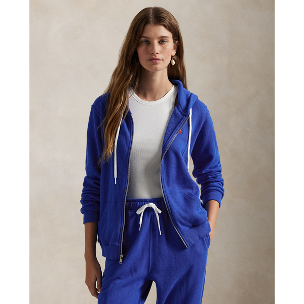 Blue Saturn Cotton Fleece Full-Zip Hoodie Polo Ralph Lauren 1