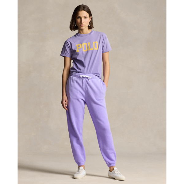 Pure Lilac Leichte Sporthose aus Fleece Polo Ralph Lauren 1