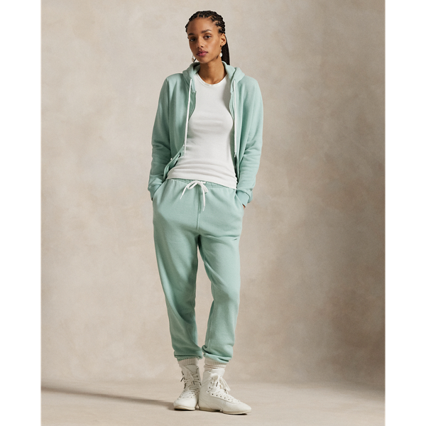 Essex Green Leichte Sporthose aus Fleece Polo Ralph Lauren 1