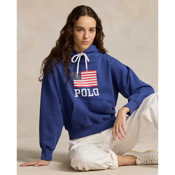 Women s Blue Hoodies Sweatshirts Ralph Lauren DK