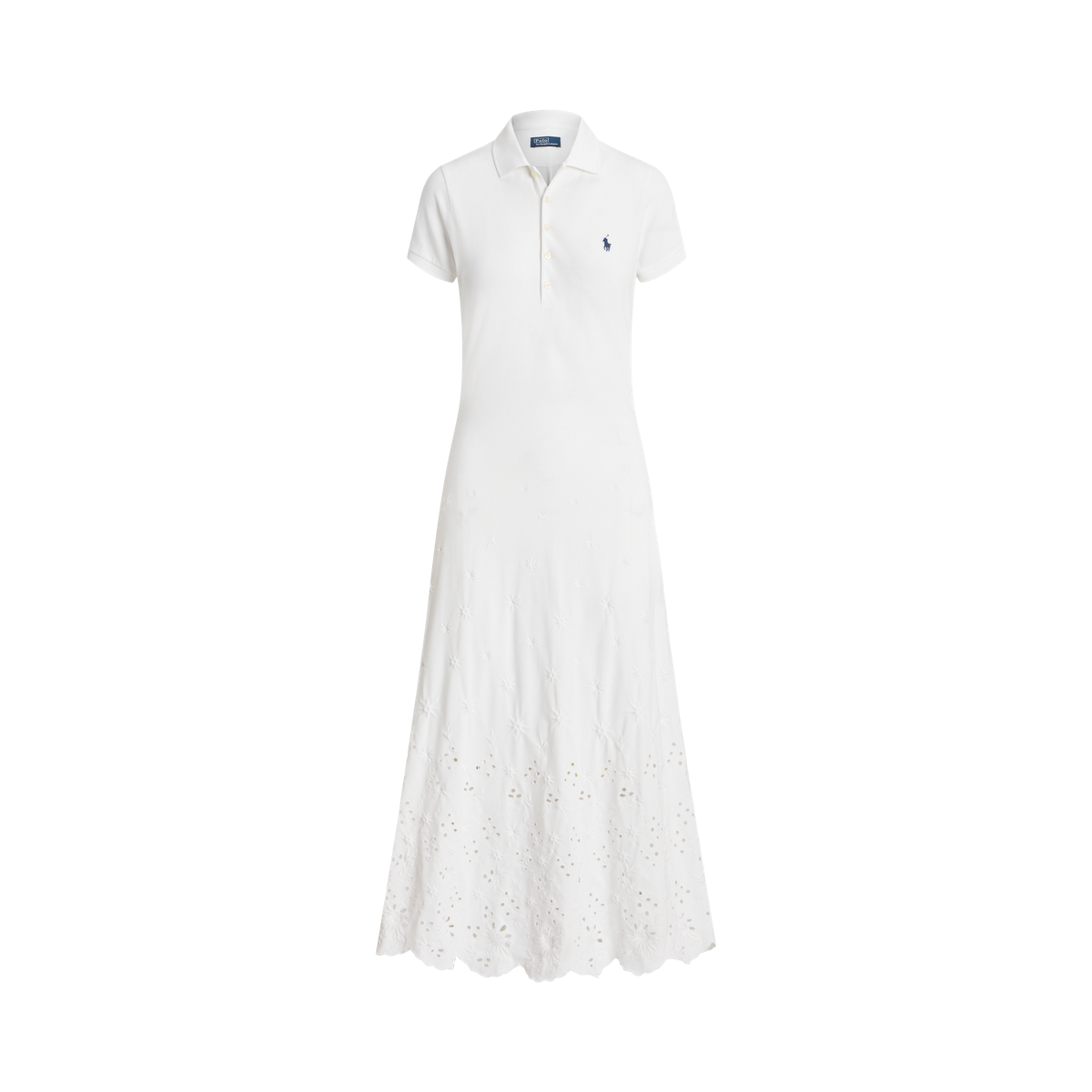 Eyelet Polo Dress