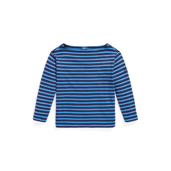 Striped Boatneck Jersey Tee Polo Ralph Lauren 1