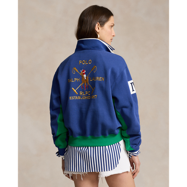 Polo fleece half zip hotsell