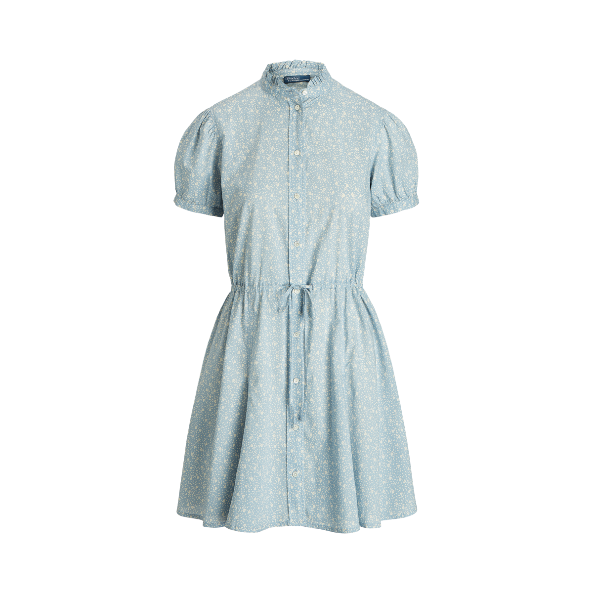 【POLO RALPH LAUREN】floral-print cotton ミディ ドレス Floral Stretch Cotton Midi Dress