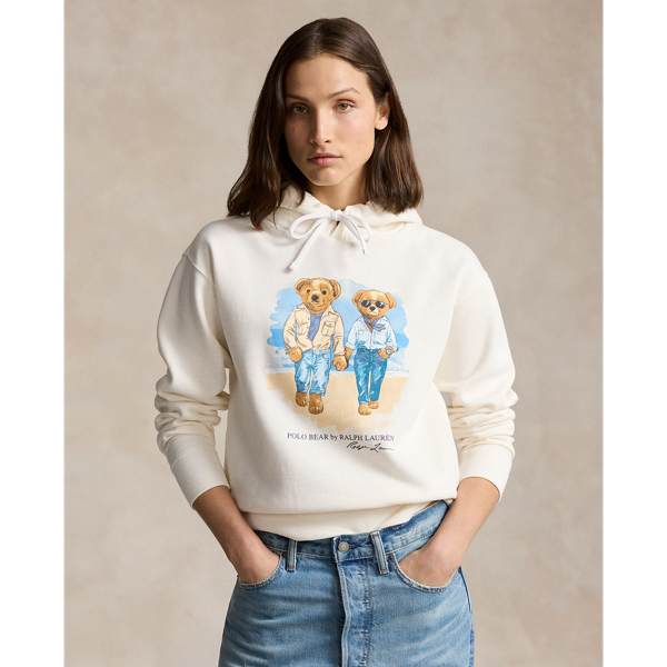 The Ralph Ricky Bear Fleece Hoodie for Women Ralph Lauren IL