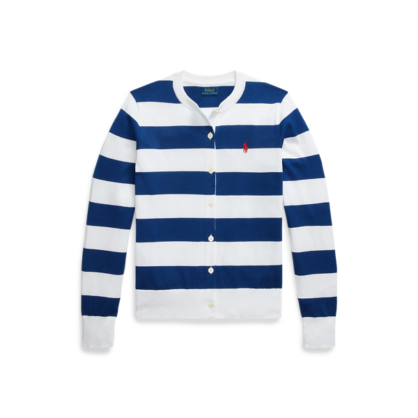 Striped Cotton Cardigan