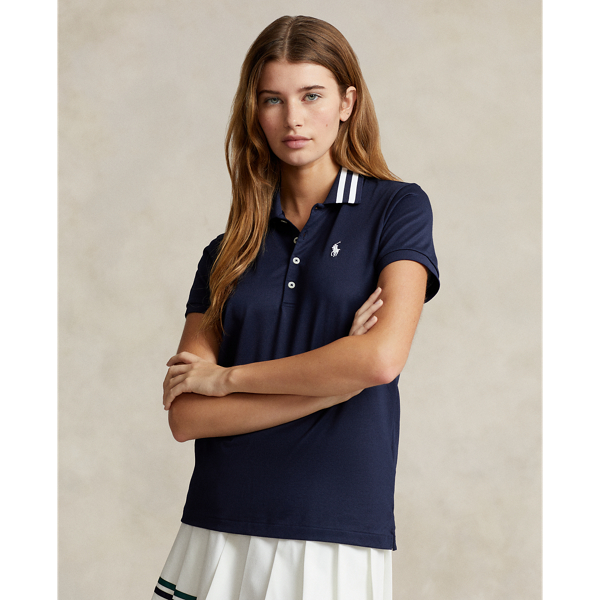 Refined Navy Wimbledon Piqué Polo Shirt Polo Ralph Lauren 1