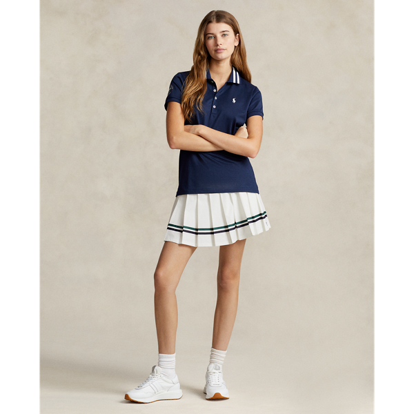 Ceramic White Wimbledon Performance Pleated Skort Polo Ralph Lauren 1