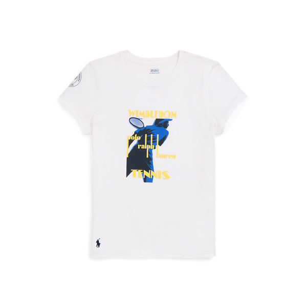 Wimbledon Graphic Jersey Tee for Women Ralph Lauren® AL