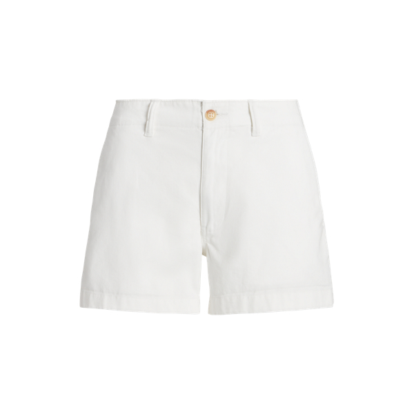 Deckwash White Chino Twill Short Polo Ralph Lauren 2