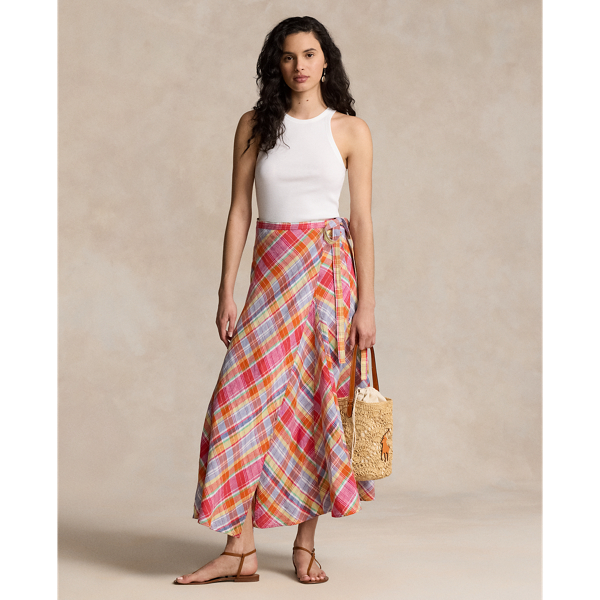 Ralph lauren linen skirt best sale