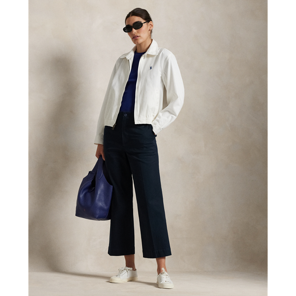 Aviator Navy Pantalon 7/8 en sergé à jambe large Polo Ralph Lauren 1
