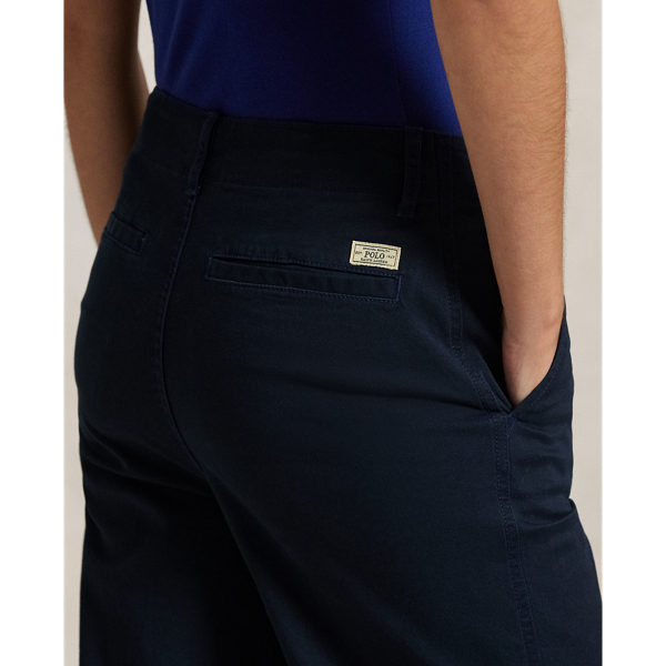 Aviator Navy Twill Wide-Leg Cropped Trouser Polo Ralph Lauren 6