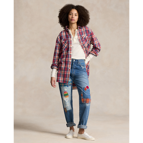 High-Rise Relaxed Straight Jean