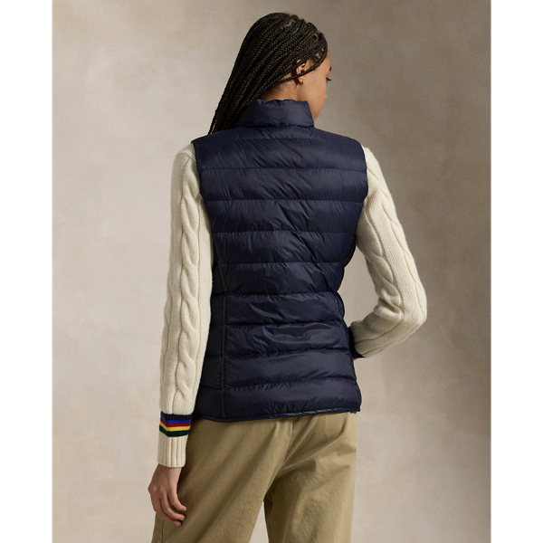 Polo buy Ralph Lauren Women’s Pony Logo Quilted Packable Puffer Vest Water Repellent