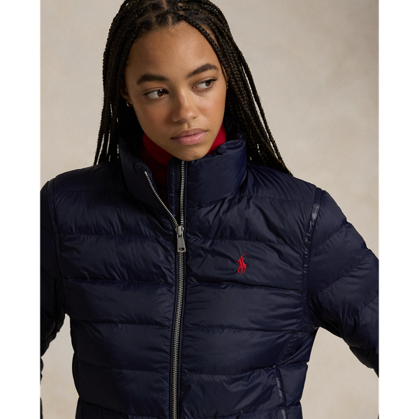 RL Navy Water-Repellant Packable Jacket Polo Ralph Lauren 6