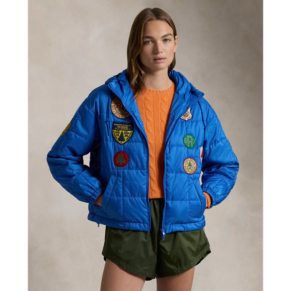 Embroidered Patch Insulated Jacket