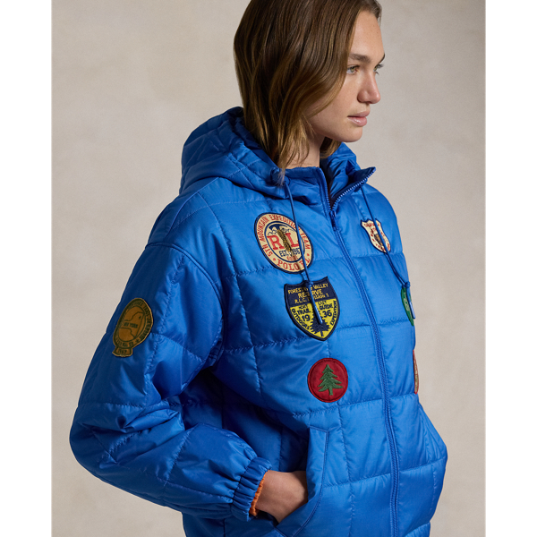 Embroidered Patch Insulated Jacket
