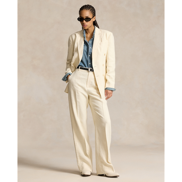 Women s White Designer Trousers Ralph Lauren AD