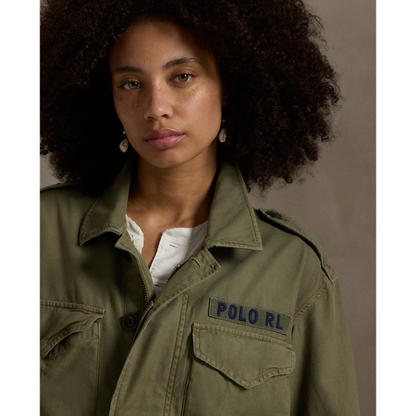 Cotton Twill Field Jacket for Women Ralph Lauren UK