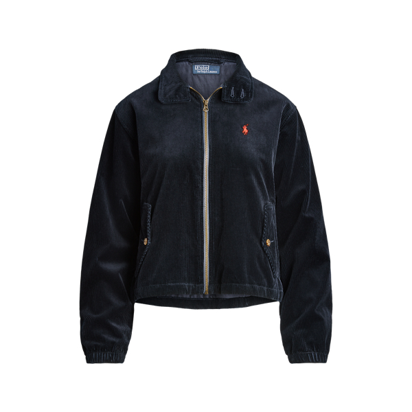 Corduroy Windbreaker Jacket for Women Ralph Lauren UAE