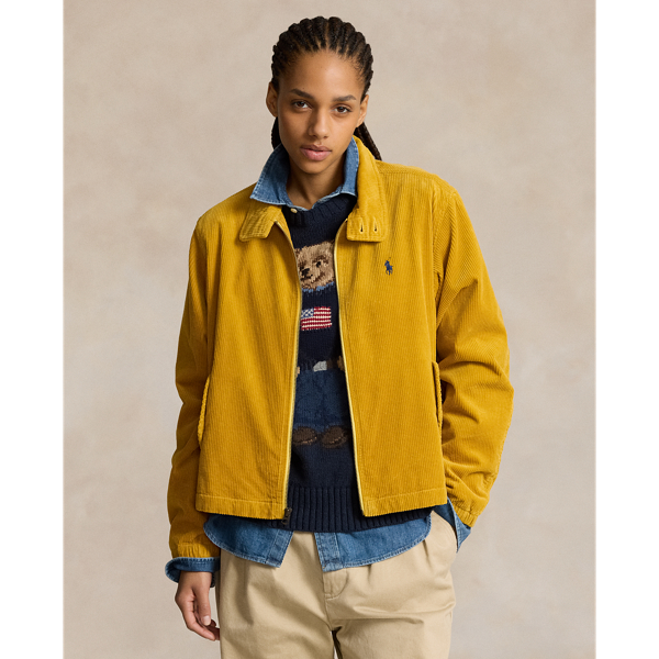 Corduroy Windbreaker Jacket for Women Ralph Lauren IN