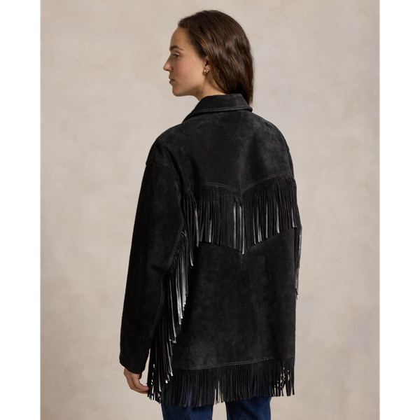 Ralph Lauren 2024 fringe suede jacket