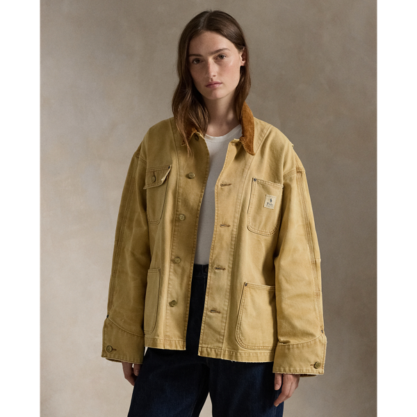 Cotton Canvas Utility Jacket