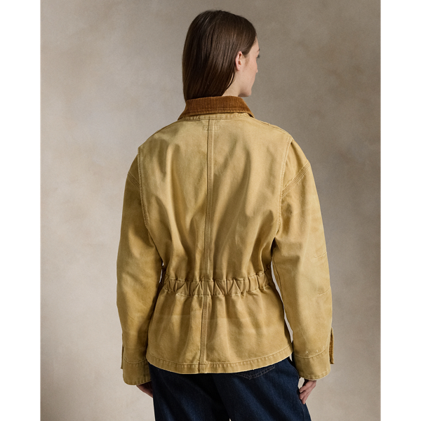 Cotton utility jacket hotsell