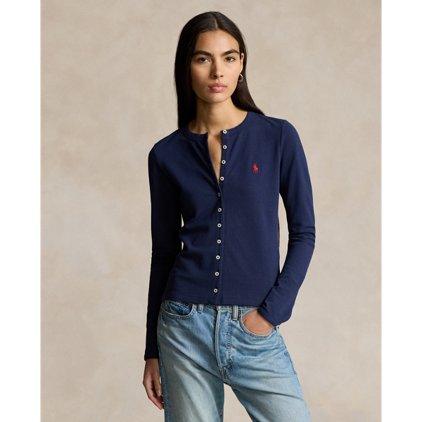 Ralph lauren navy cardigan best sale