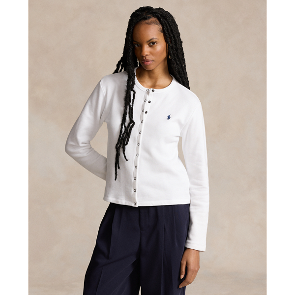 Ralph lauren white jumper best sale