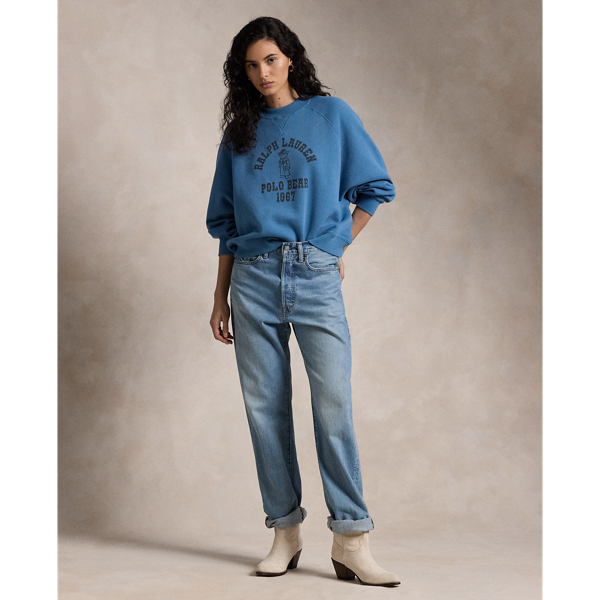Polo Bear Oversize Fleece Crewneck for Women | Ralph Lauren® BR
