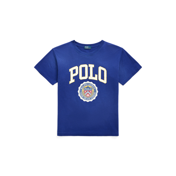 Baumwolljersey-T-Shirt mit Logowappen Polo Ralph Lauren in 1