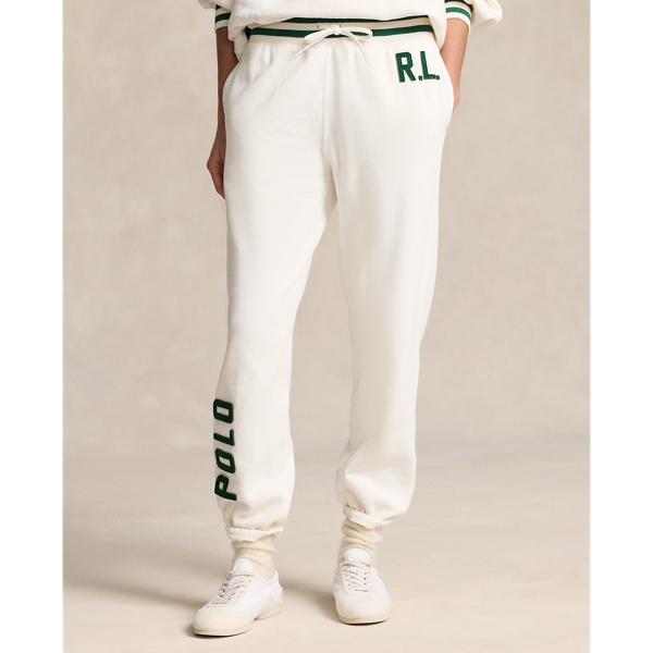 Ralph lauren white joggers sale