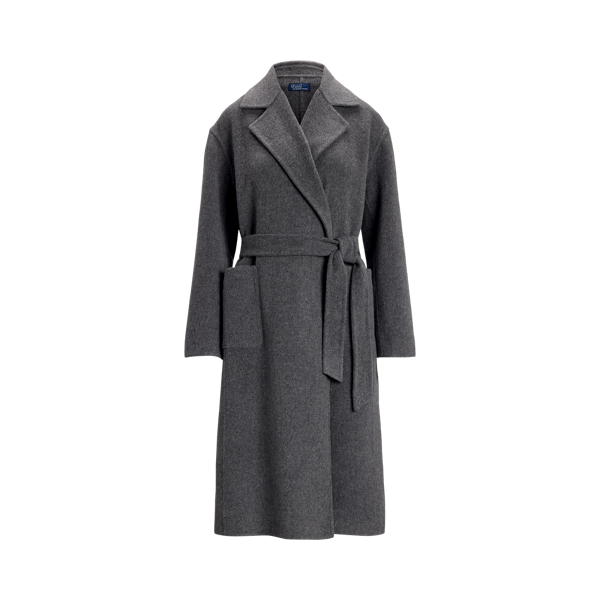 louren ローレン doubleface muffler wool coat 再入荷 】doubleface muffler wool coat / doubleface over wool