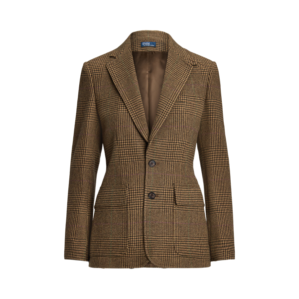 Glen Plaid Tweed Blazer