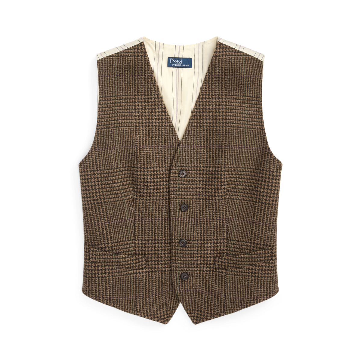 Tweed Front-Panel Vest