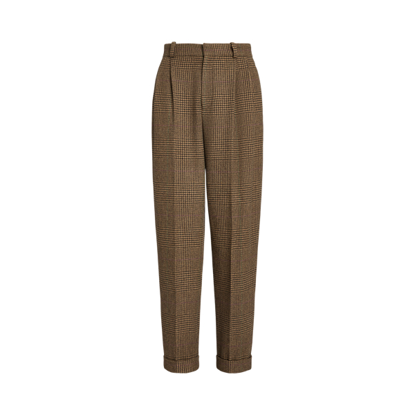 Ralph lauren women's plaid pants best sale