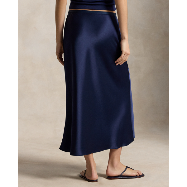 ダブルフェイスド サテン スカート | ラルフ ローレン公式オンラインストア