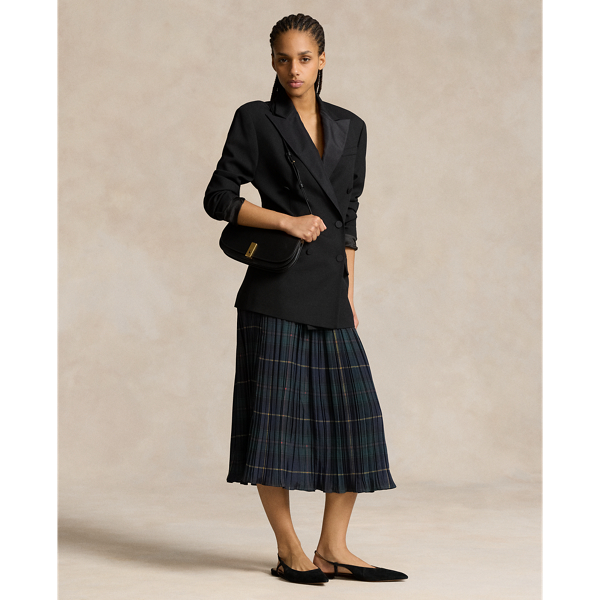 Plaid Pleated Midi Skirt for Women Ralph Lauren UK